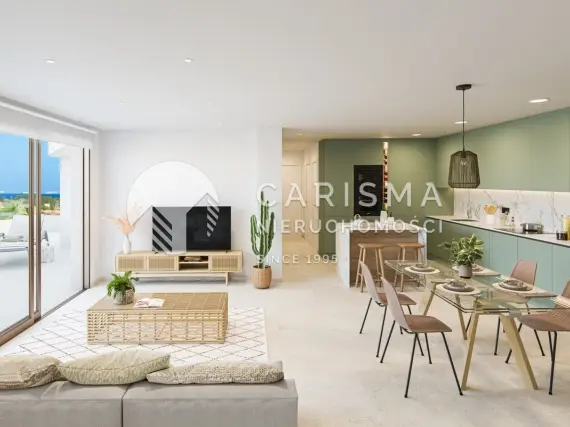 (5) Apartamenty w Los Alcázares z widokiem na morze i pole golfowe