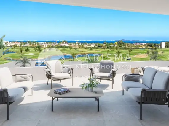 (10) Apartamenty w Los Alcázares z widokiem na morze i pole golfowe