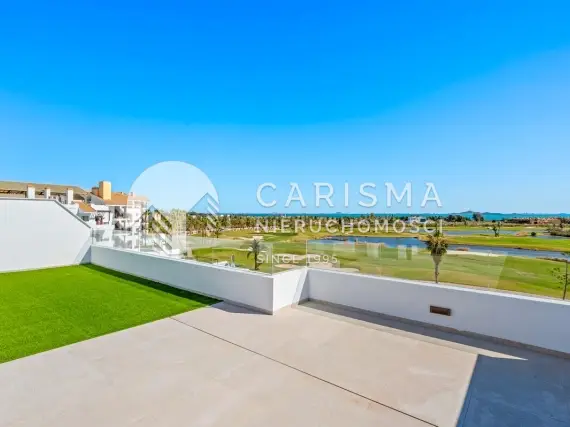 (36) Apartamenty w Los Alcázares z widokiem na morze i pole golfowe
