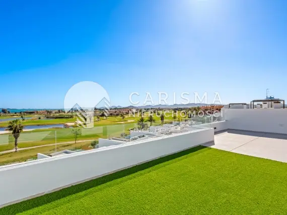 (37) Apartamenty w Los Alcázares z widokiem na morze i pole golfowe