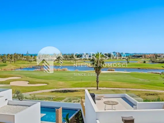 (39) Apartamenty w Los Alcázares z widokiem na morze i pole golfowe