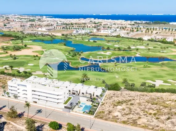 (44) Apartamenty w Los Alcázares z widokiem na morze i pole golfowe