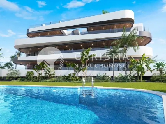 (8) Apartamenty przy Serena Golf z widokiem na morze, tarasami i ogrodami w Los Alcázares