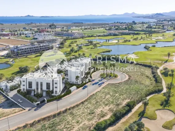 (10) Apartamenty przy Serena Golf z widokiem na morze, tarasami i ogrodami w Los Alcázares