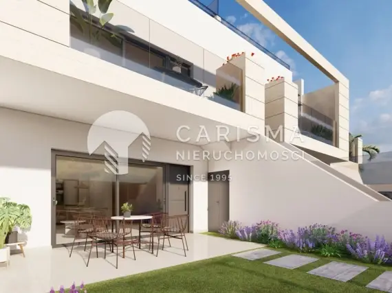 (53) Nowe bungalowy w San Pedro del Pinatar z prywatnym basenem, ogrodem i blisko plaży