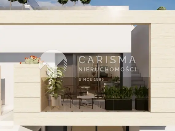 (55) Nowe bungalowy w San Pedro del Pinatar z prywatnym basenem, ogrodem i blisko plaży