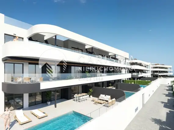 (8) Apartamenty przy Serena Golf z widokiem na morze, ogrodami i tarasami w Los Alcázares