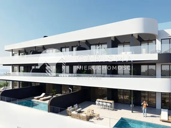(9) Apartamenty przy Serena Golf z widokiem na morze, ogrodami i tarasami w Los Alcázares