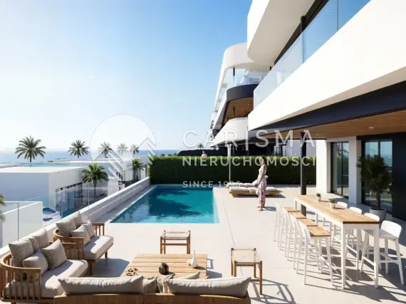 (10) Apartamenty przy Serena Golf z widokiem na morze, ogrodami i tarasami w Los Alcázares