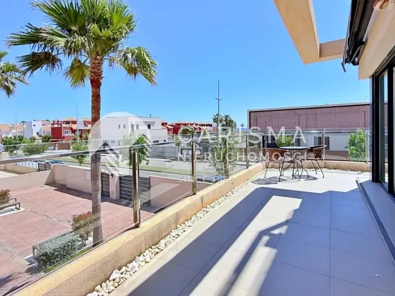 (25) Nowoczesny penthouse 200m od plaży Higuericas, Torre de la Horadada, budynek 2019, umeblowane | SPA