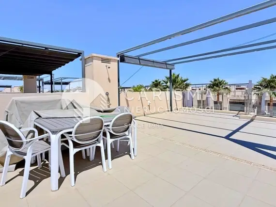 (34) Nowoczesny penthouse 200m od plaży Higuericas, Torre de la Horadada, budynek 2019, umeblowane | SPA