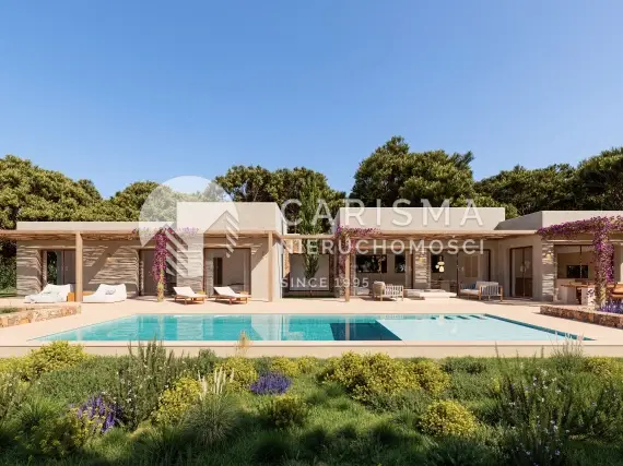 Parterowa willa w stylu Ibiza, Monte Olimpo, Jávea 1