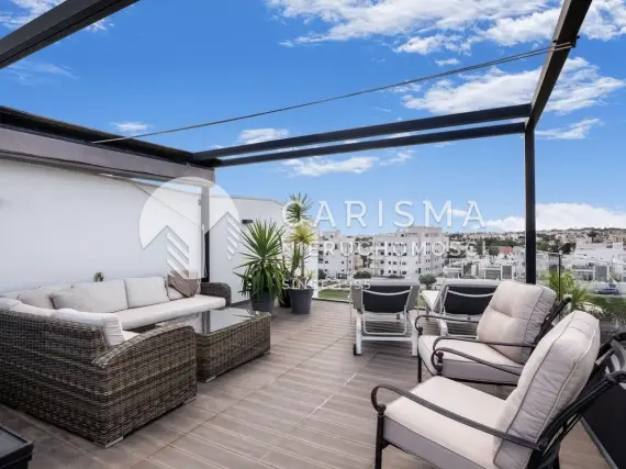 Stylowy apartament dwupoziomowy z widokiem na morze w Los Dolses | Costa Blanca, Hiszpania 2