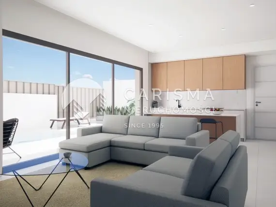 Nowe bungalowy z basenem i tarasem dachowym w Pilar de la Horadada na Costa Blanca, Alicante 2