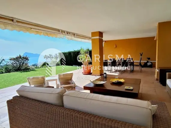 (10) Parterowy apartament z zachwycającym widokiem na morze, Altea Hills