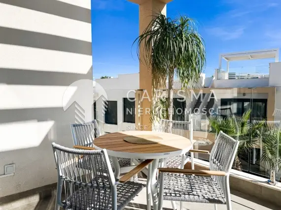 (27) Nowoczesny bungalow na ostatnim piętrze w Orihuela Costa z prywatnym tarasem dachowym