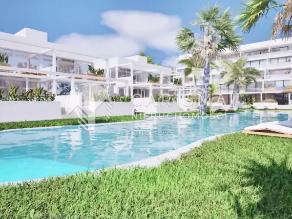 Nowe i nowoczesne bungalowy w budowie, w Mar de Cristal, tylko 900 m od morza 1