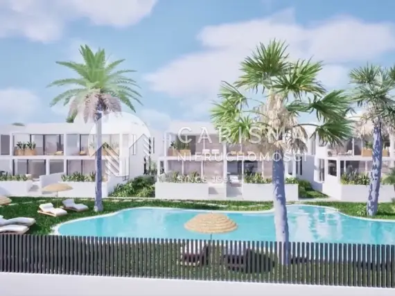 Nowe i nowoczesne bungalowy w budowie, w Mar de Cristal, tylko 900 m od morza 2